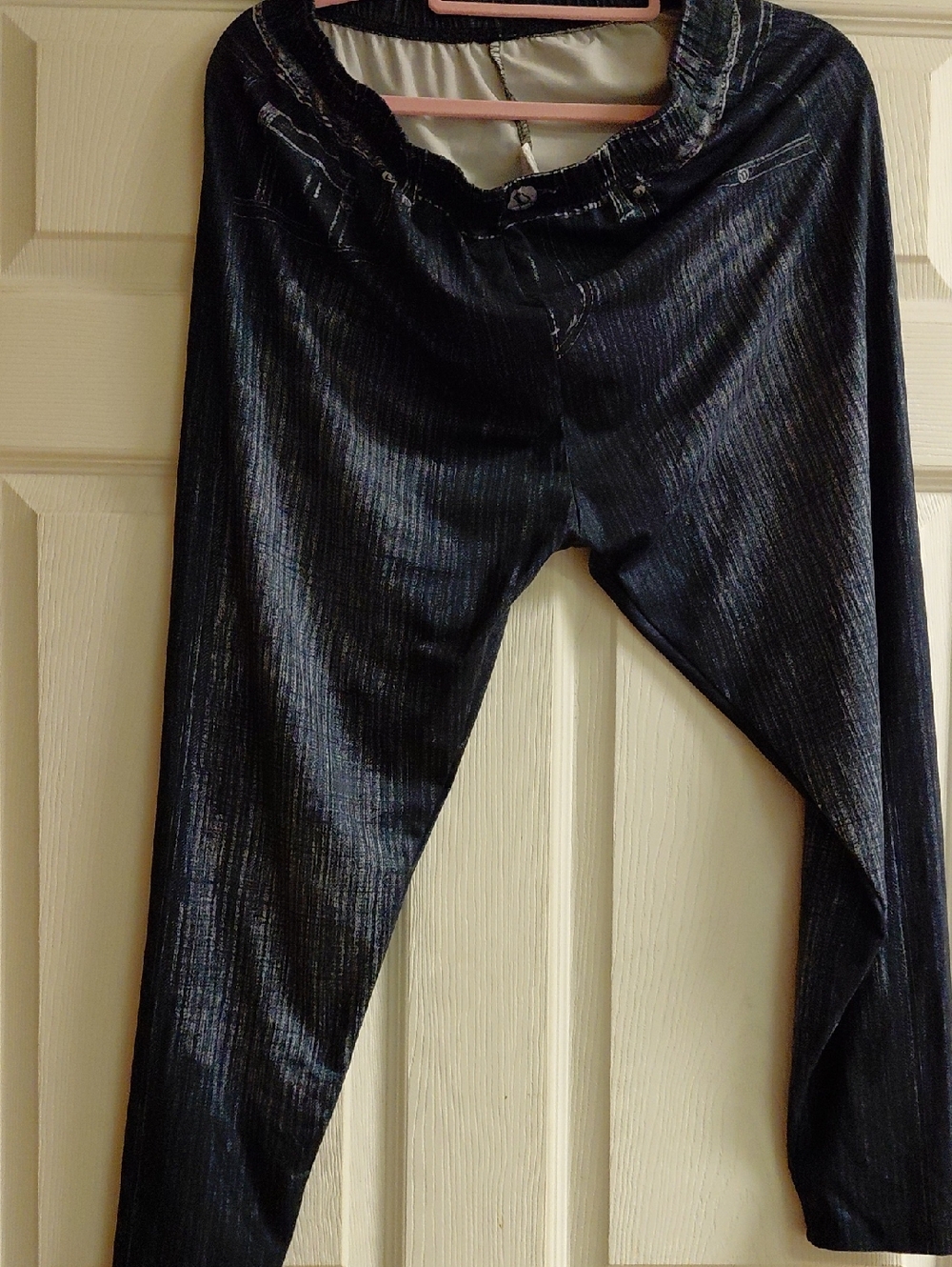 Shimmery Black Women's Leggings